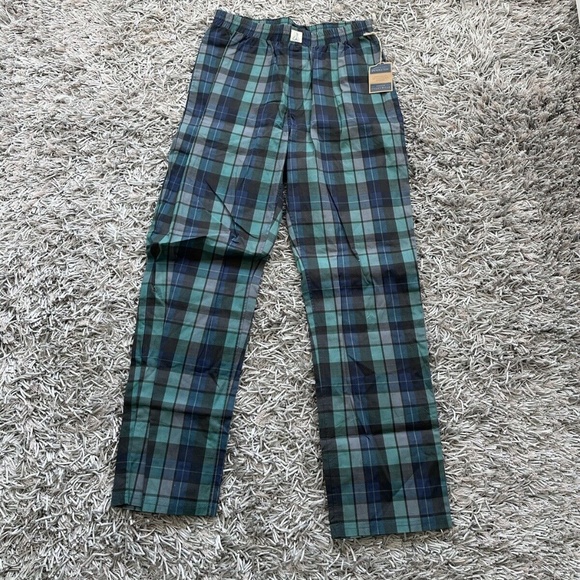 Pendleton Pants Soft Relaxed Wool En Mills Blue Plaid NWT Men's Sz Medium - Picture 6 of 6